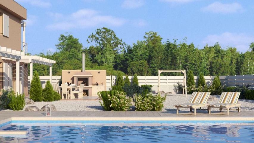 Villa Bella - Beautiful And Modern House With Pool, Souna, Jacuzzi & Playground, Liznjan - Istra Kültér fotó